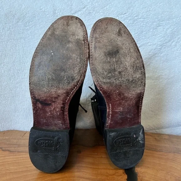 Justin Boots ✨ Kaddie Lacer Black Leather Boots - Picture 3 of 4